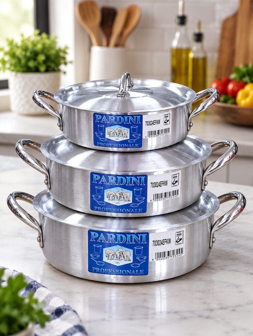 Set of 3 (2L, 2.5L, 3.5L) Shallow Casserole with Lids- Premium & Professional