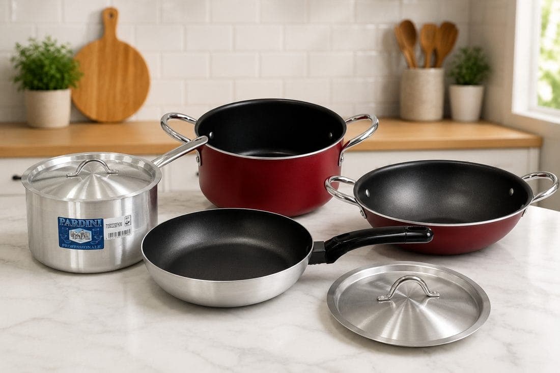 Combo: Non-Stick Casserole 5L + Medium Height Saucepan 7L + Non-Stick Karai 24cm + Non-Stick Pan 24cm