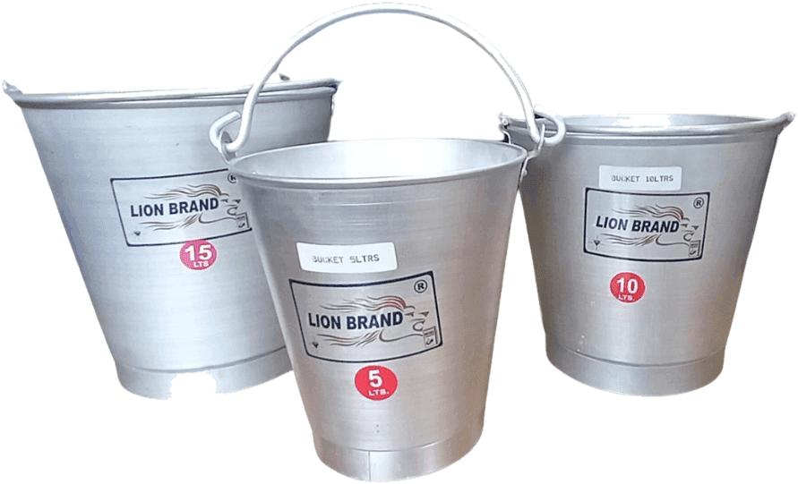 Milking Lion Brand Buckets: 5L, 10L, 15L, 20L, 25L, Each